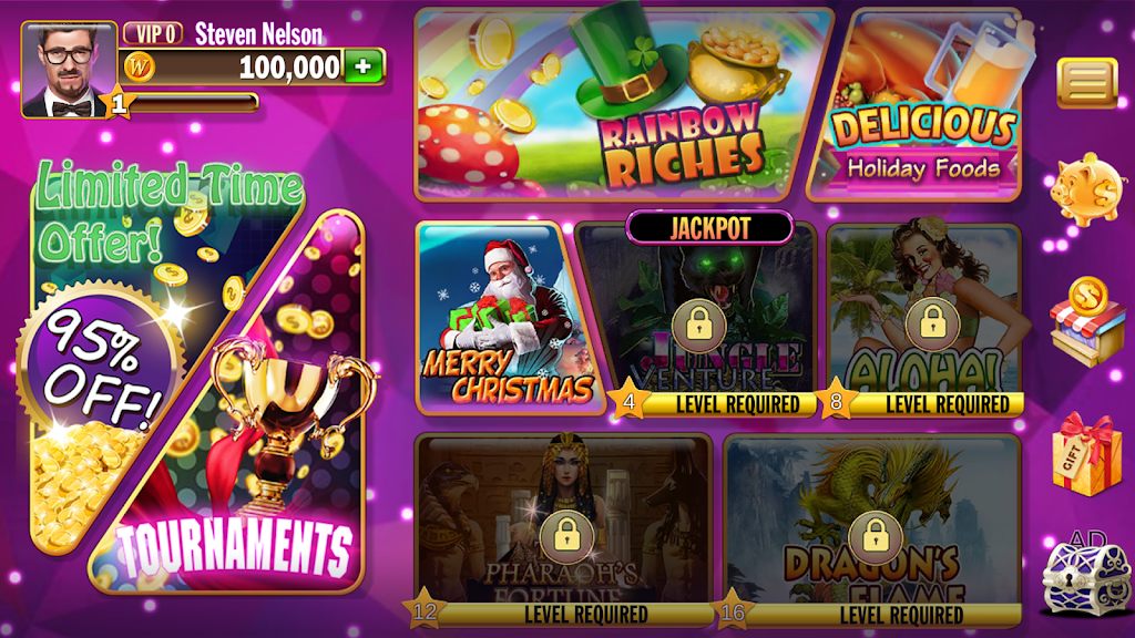 FREE OFFLINE Vegas Slots: Casino's Chicken Dinner Screenshot2