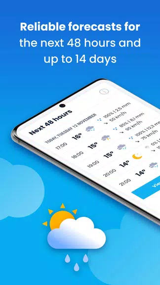 Weather&Rain: Weather Forecast Screenshot2