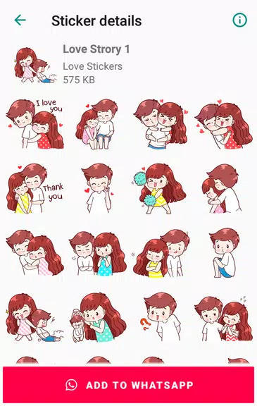 Love Story Stickers for WhatsApp - WAStickerApps Screenshot2