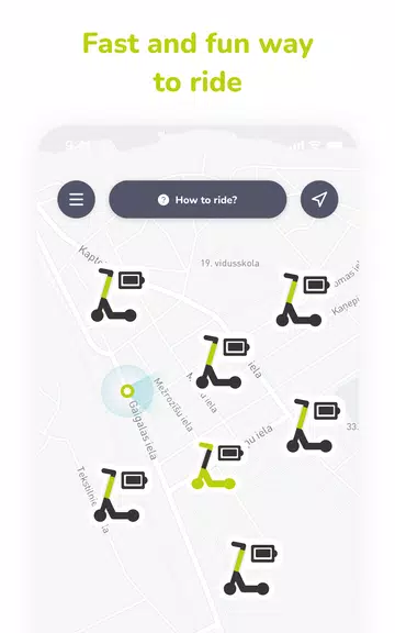 FAST - Kick Scooter Sharing Screenshot1