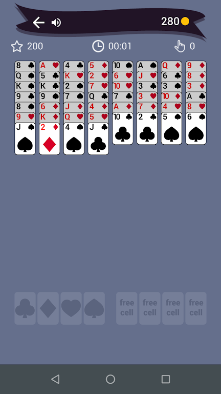 FreeCell Solitaire: card game Screenshot2