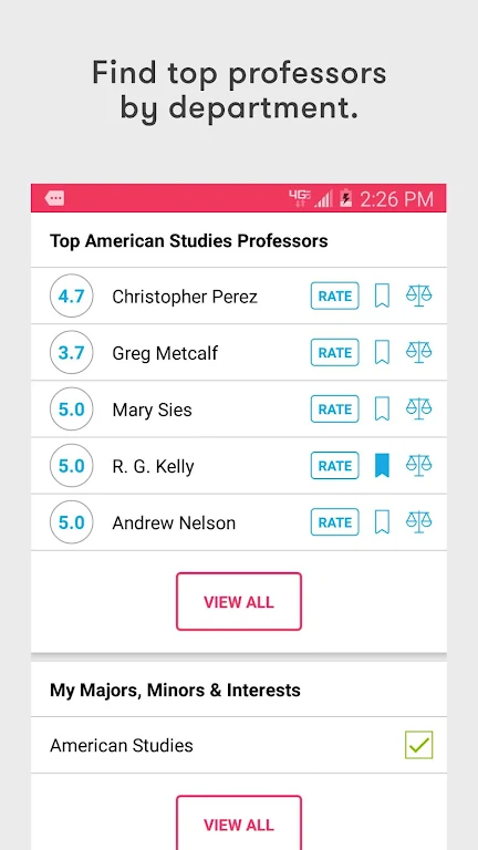 Rate My Professors Screenshot3