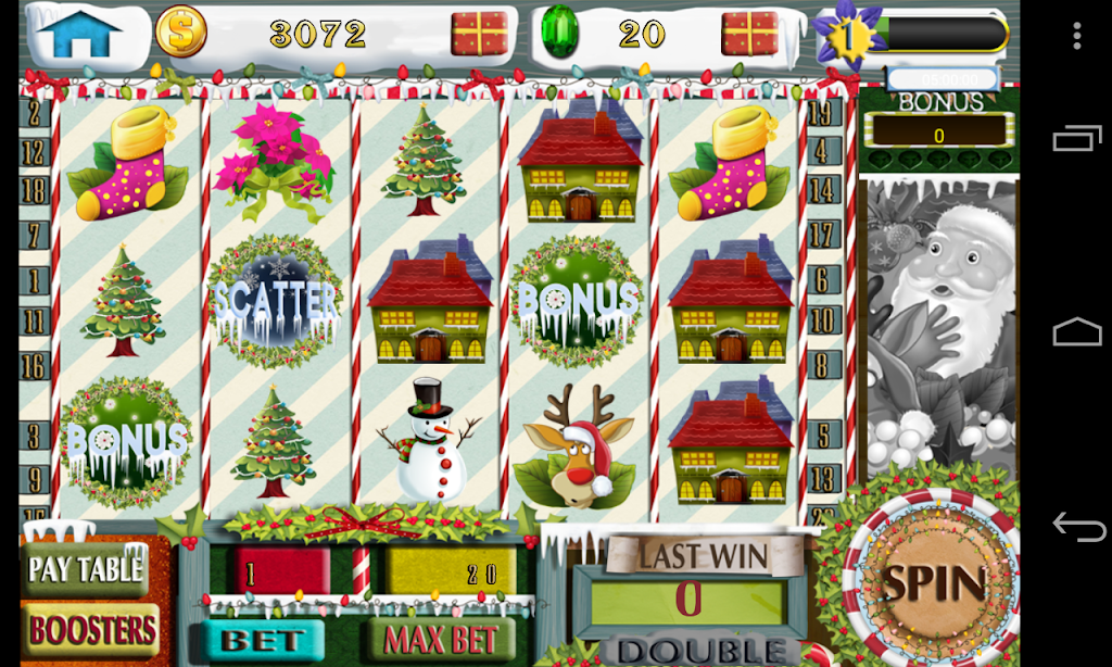 Slots - Santa's Treasure Vegas Slot Machine Games Screenshot4