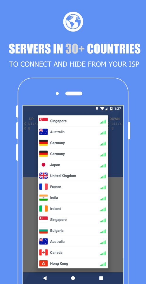 VPN Master – Fast & Unlimited Free VPN Screenshot1