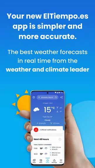 Weather&Rain: Weather Forecast Screenshot1