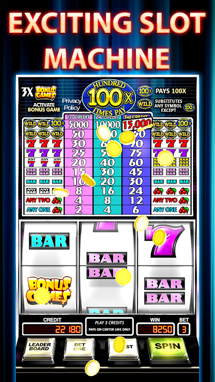 Slot Machine: One Hundred Times Pay Free Slots Screenshot1