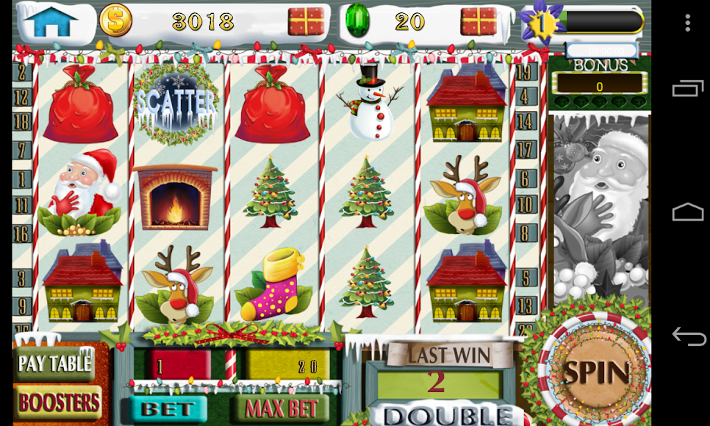 Slots - Santa's Treasure Vegas Slot Machine Games Screenshot2