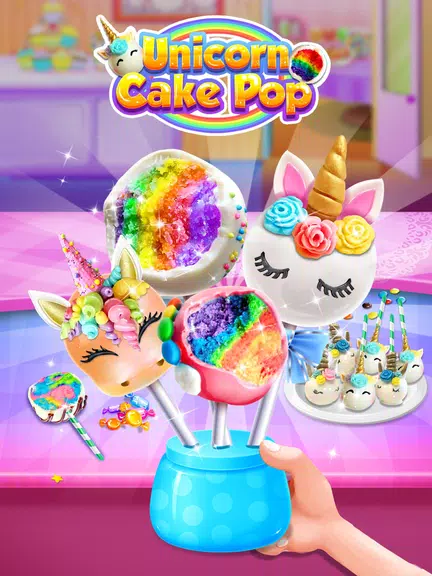 Unicorn Cake Pop Sweet Dessert Screenshot1