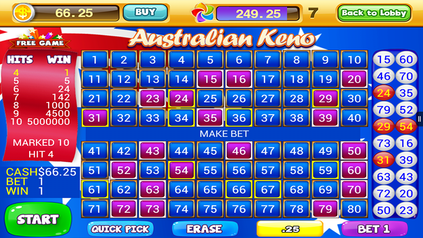 World Casino - Free Keno Games Screenshot3