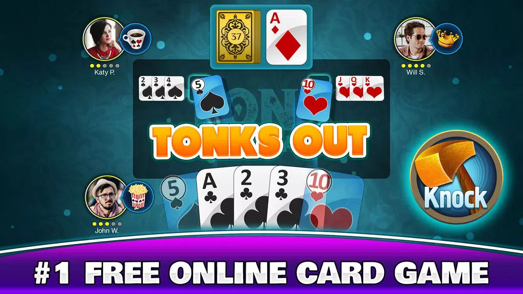 Tonk: Tunk Rummy Card Game Screenshot1