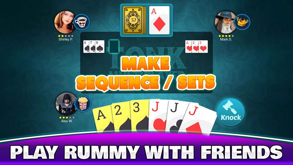 Tonk: Tunk Rummy Card Game Screenshot2