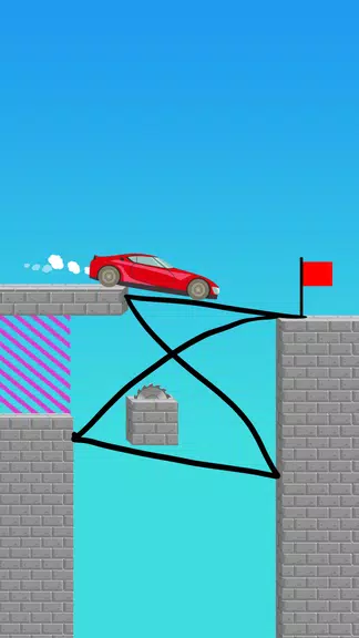 Draw Bridge Puzzle: Brain Game Screenshot2