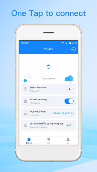 TXVPN - Unlimited Free VPN Screenshot1