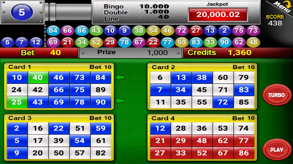 Nine Balls Video Bingo Screenshot3