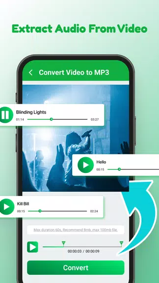 Video to MP3: Video Converter Screenshot2