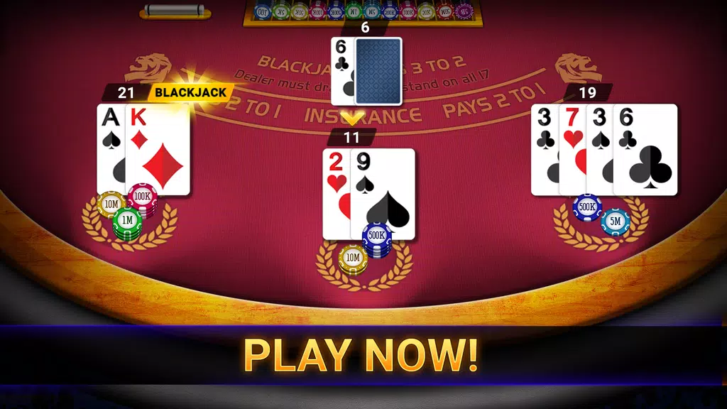 Blackjack 21: online casino Screenshot2