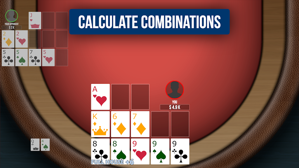 Chinese Poker OFC Pineapple Screenshot2