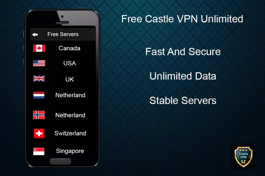 Castle VPN - Free & Fast VPN Screenshot4