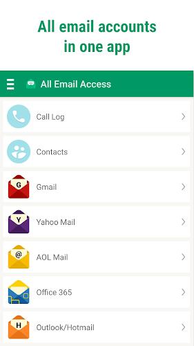 All Email Access: Mail Inbox Screenshot1