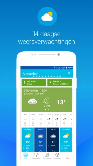 Weerplaza - complete weer app Screenshot1