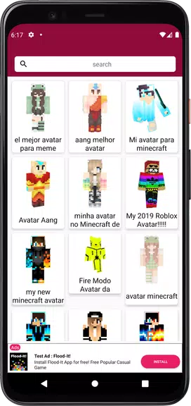 Skin de Avatar Para Minecraft Screenshot1