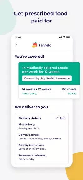 Tangelo - Get Food Prescribed! Screenshot4