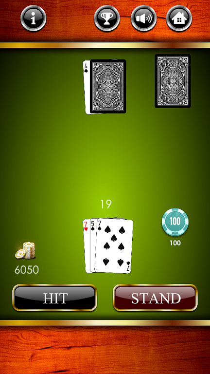 Simple Blackjack 21 Screenshot2