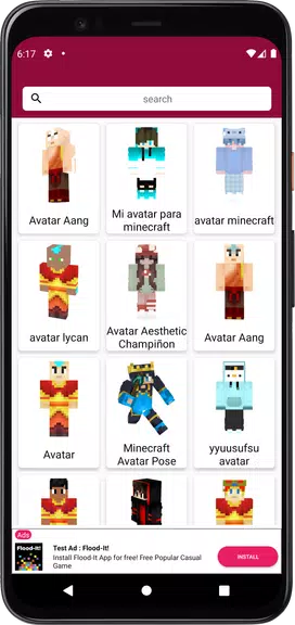 Skin de Avatar Para Minecraft Screenshot3