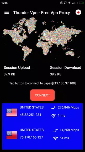 Thunder VPN - Free Vpn Proxy Pro Screenshot4