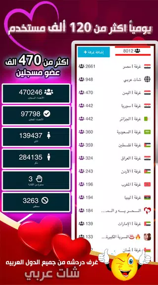 شات عربي - تواصل دردشة و تعارف Screenshot2