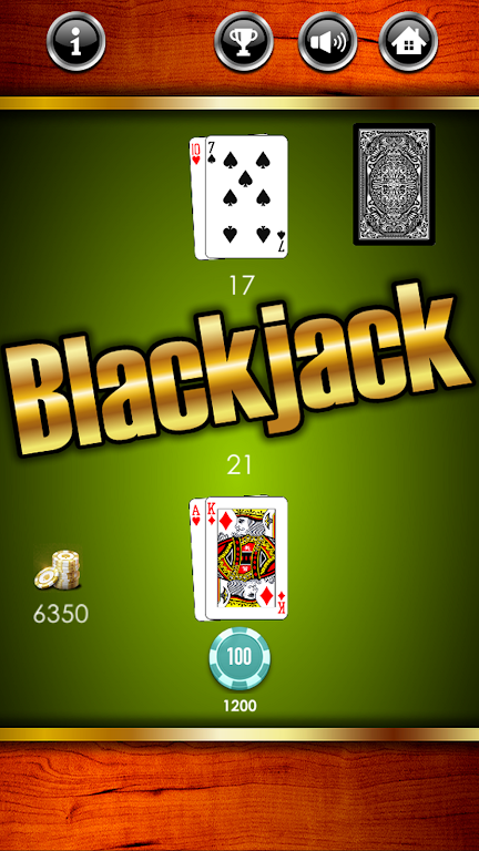 Simple Blackjack 21 Screenshot4