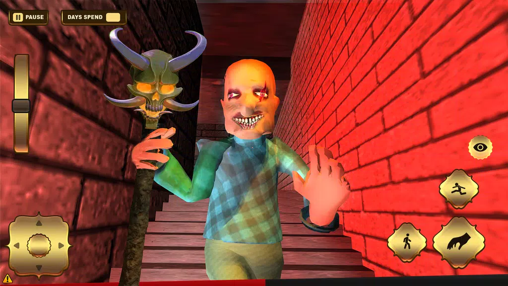 Scary Grandma Grandpa House 3D Screenshot1