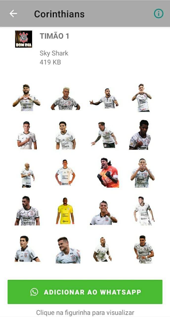 Figurinhas do Corinthians Screenshot1