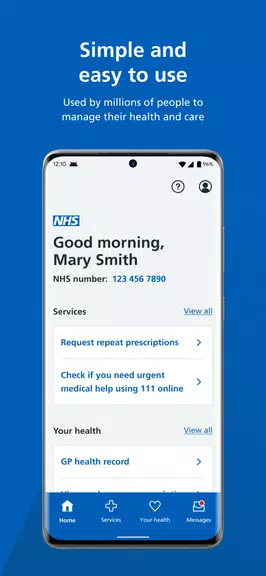 NHS App Screenshot3