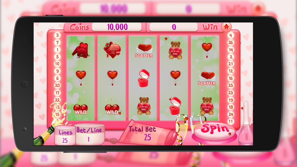 Valentine Jackpot Slot Machines : Real Casino 777 Screenshot4