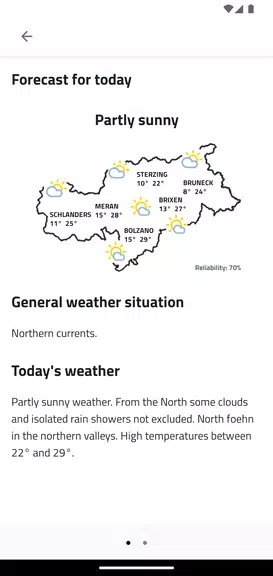 Weather South Tyrol Screenshot2