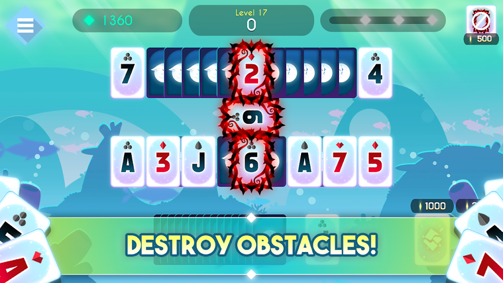 STELLAR SOLITAIRE - TriPeaks Screenshot3