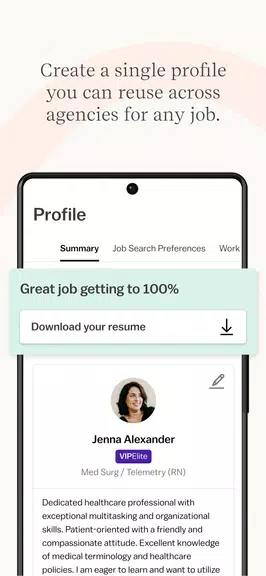 Vivian - Find Healthcare Jobs Screenshot3