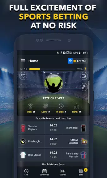 Sports Betting Game - BETUP Screenshot2