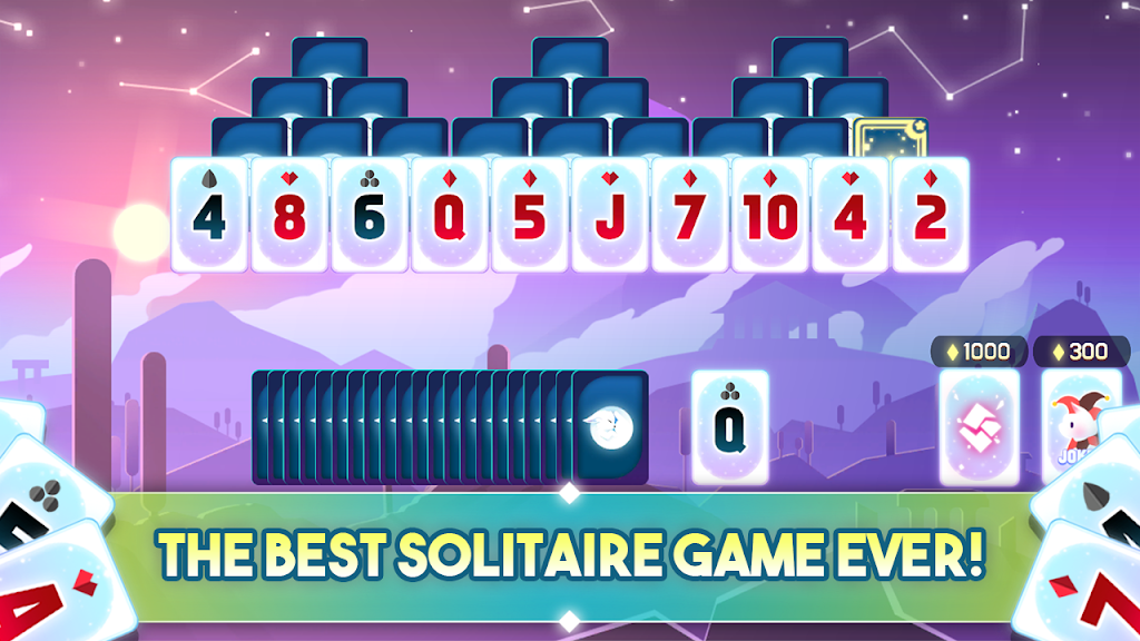 STELLAR SOLITAIRE - TriPeaks Screenshot2