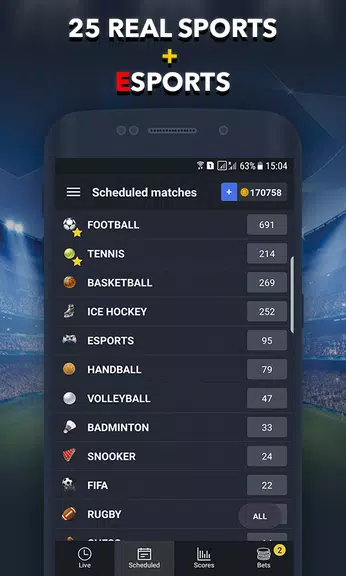 Sports Betting Game - BETUP Screenshot3