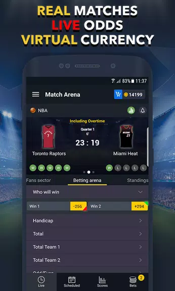 Sports Betting Game - BETUP Screenshot1