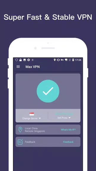 Free VPN Max - Unlimited VPN Proxy & WiFi Shield Screenshot1