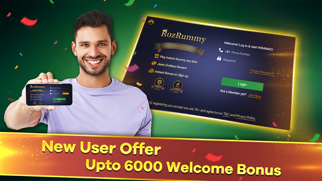 RozRummy - Indian Rummy Online Screenshot1