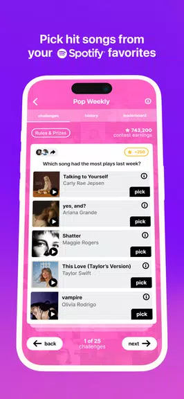 FanLabel: Daily Music Contests Screenshot3