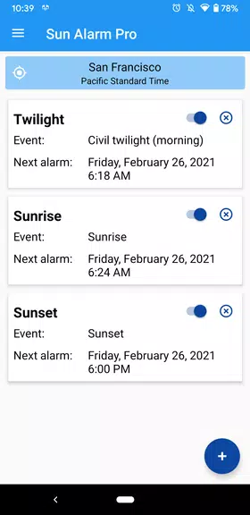 Sun Alarm Screenshot1