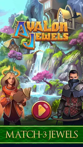 Avalon Jewels Match-3 Screenshot1