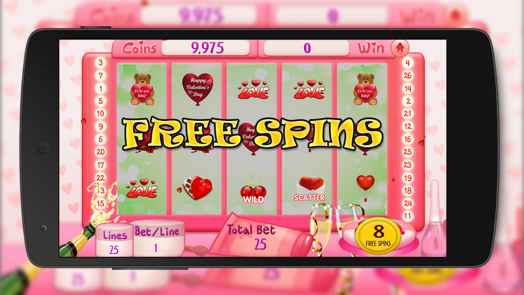 Valentine Jackpot Slot Machines : Real Casino 777 Screenshot2