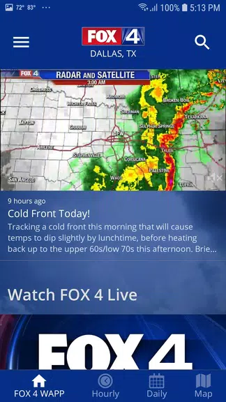 FOX 4 Dallas-Fort Worth: Weath Screenshot1
