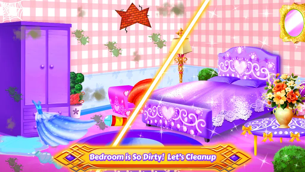 Princess Room Cleanup Washer Screenshot1